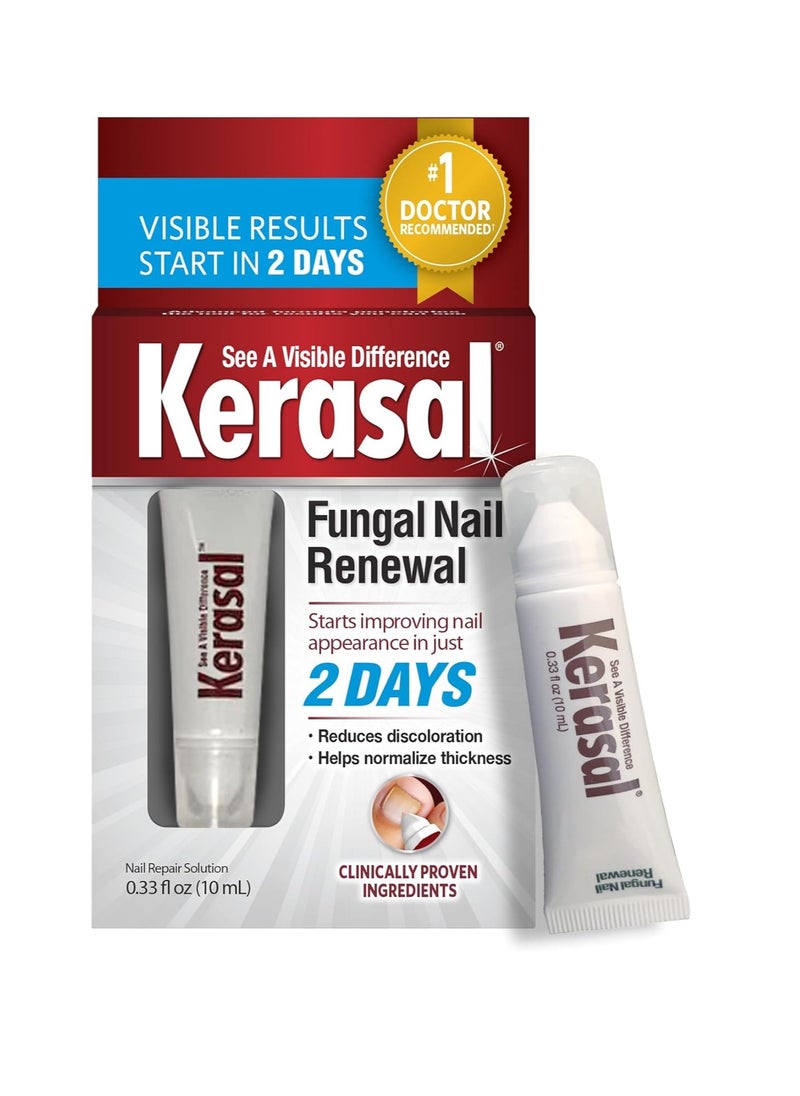 Kerasal Kerasal Nail Renewal, Restores Appearance of Discolored or Damaged Nails, 0.33 fl oz (Packaging May Vary)  - Image 1