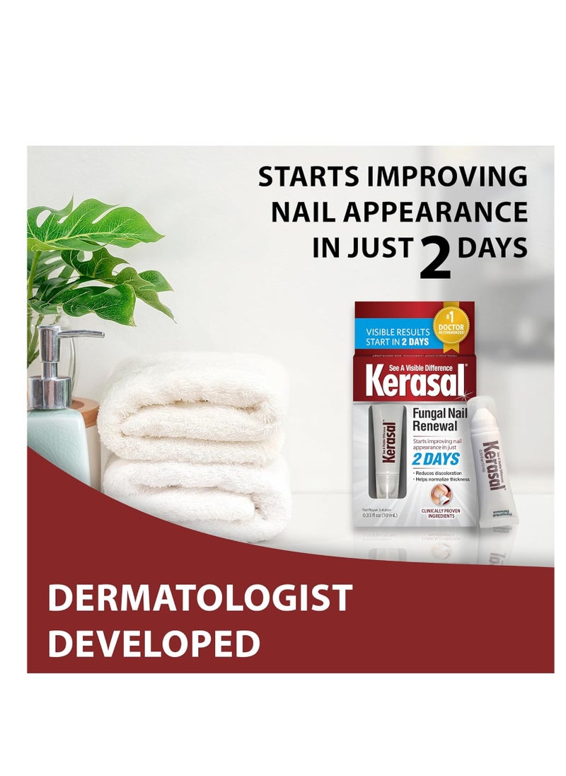 Kerasal Kerasal Nail Renewal, Restores Appearance of Discolored or Damaged Nails, 0.33 fl oz (Packaging May Vary)  - Image 5