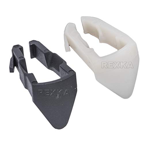 Rexka 10 Sets 3/8 and 5/16 Fuel Line Retainer Clips Connector Repair Kit Compatible with Ford N802239S N802241S - Image 2