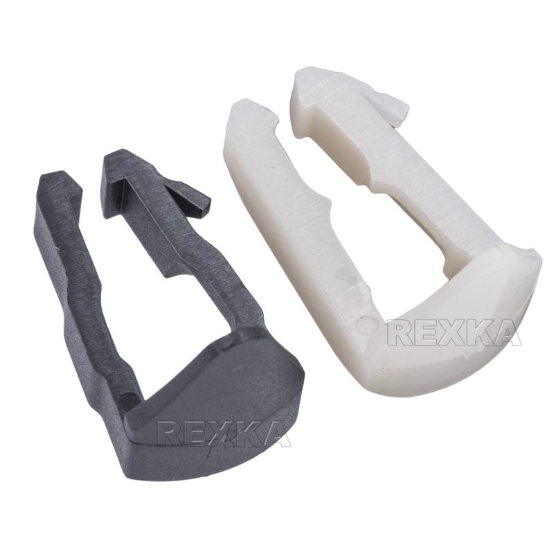 Rexka 10 Sets 3/8 and 5/16 Fuel Line Retainer Clips Connector Repair Kit Compatible with Ford N802239S N802241S - Image 3