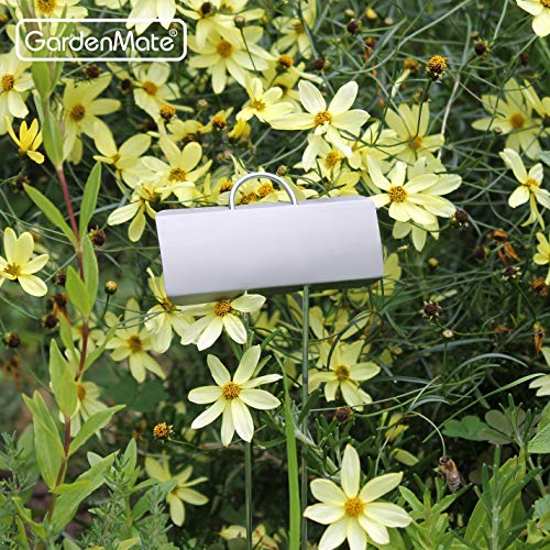 GardenMate 50-Pack Weatherproof Large Zinc Metal Plant Labels, Height 11.5", Label Area 3 1/2 x 1 1/4" - Image 3
