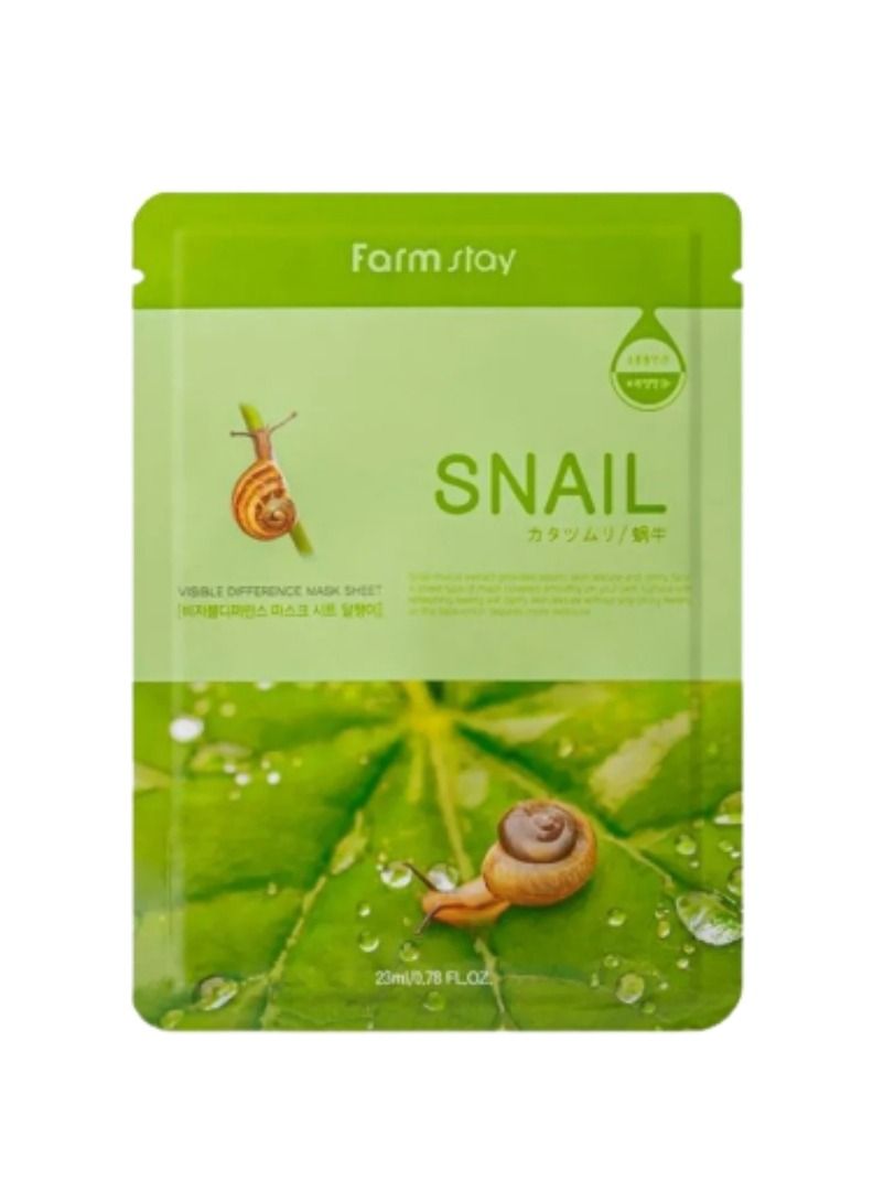 Farm Stay Visible Difference Snail Mask Sheet 23ml - Image 1