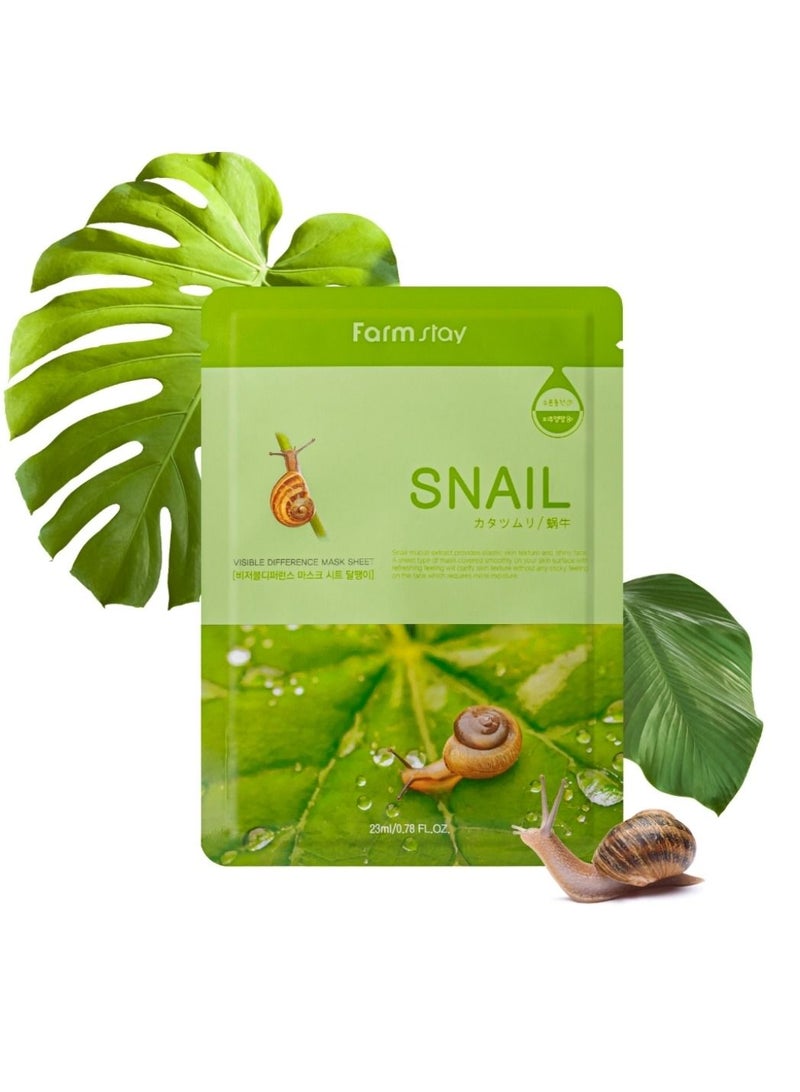 Farm Stay Visible Difference Snail Mask Sheet 23ml - Image 2