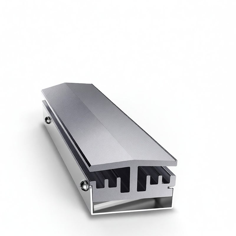 مبرد ذاكرة SSD M.2 من جونسبو لذاكرة SSD M.2 2280 النوع أحادي الجانب/مزدوج الجانب، مبرد SSD ألومنيوم مع وسادة حرارية سيليكونية، لون رمادي - Image 3