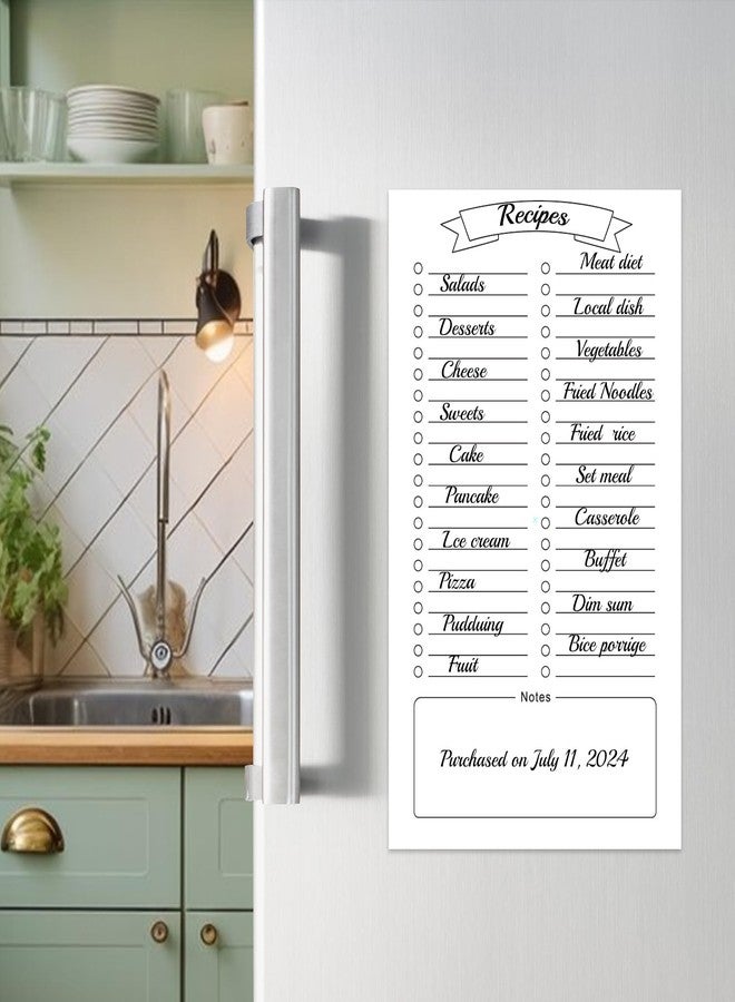 Thboxes 2 Pack Grocery List Magnet Pad for Fridge with Pen Holder, Totally 120 Sheets Magnetic Note Pad for Fridge Full Back Magnet Shopping List, To Do List, Memo Notepads, 4.5x7.5(Blank Design) - Image 4