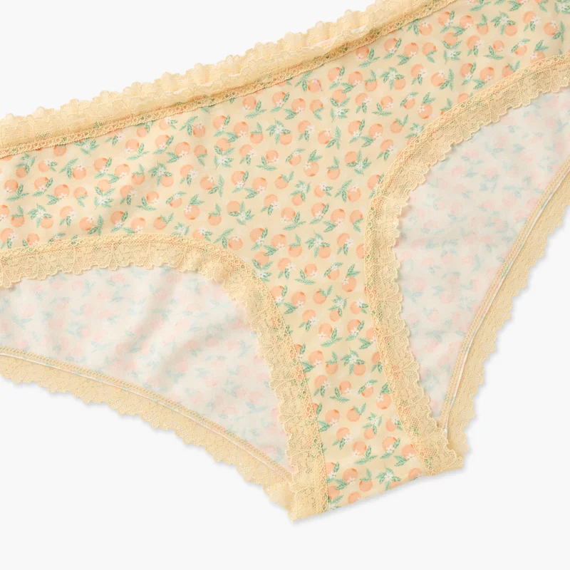Splash FAV All-Over Floral Print Bikini Briefs with Elasticated Waistband