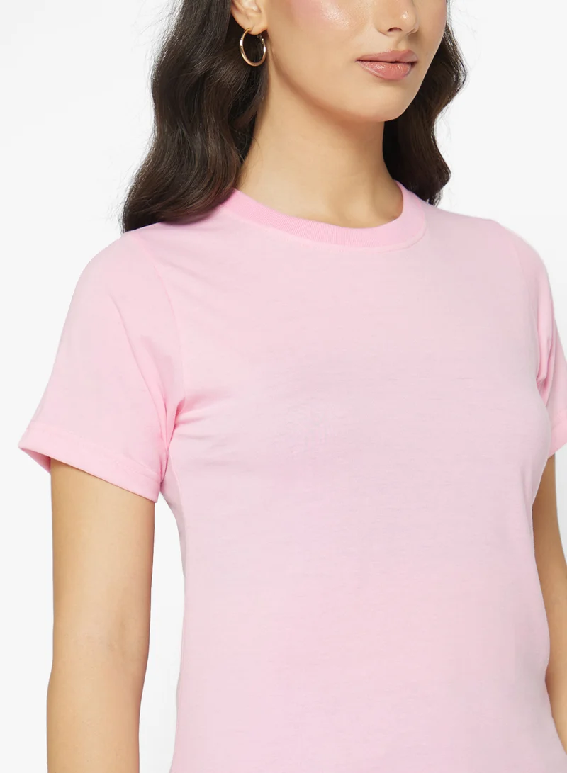 Ginger Basics Cotton Crew Neck Regular T-shirt