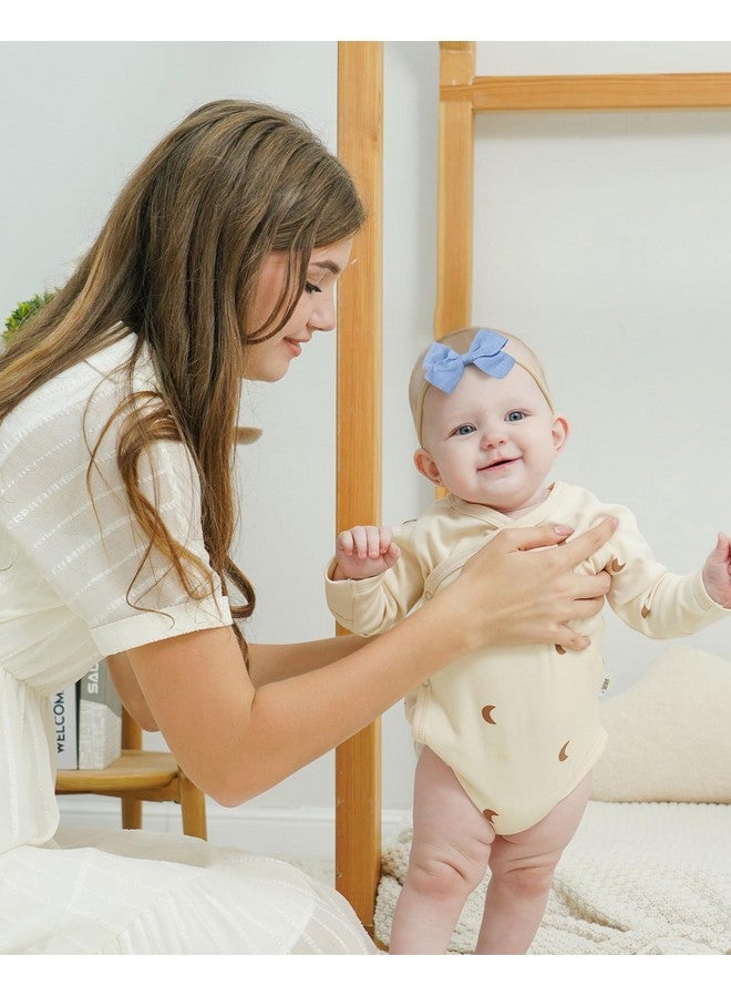 چولي بوز 30 قطعة من ربطات الشعر المصنوعة من النايلون للفتيات الصغيرات وعصابات الرأس المصنوعة من الكتان وإكسسوارات مرنة للأطفال حديثي الولادة (3-30 قطعة من الكتان الصلب) - Image 1