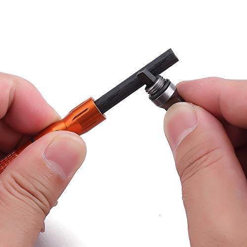 DOSMAMZ 2PCS Compact Fire Starter with Scraper Striker, Replaceable Threaded Ferro Rod Flint Fire Steel Magnesium Rod, an Essential Part for EDC, Emergency Survival Kits, Camping, Hiking, Bush-Craft - Image 5