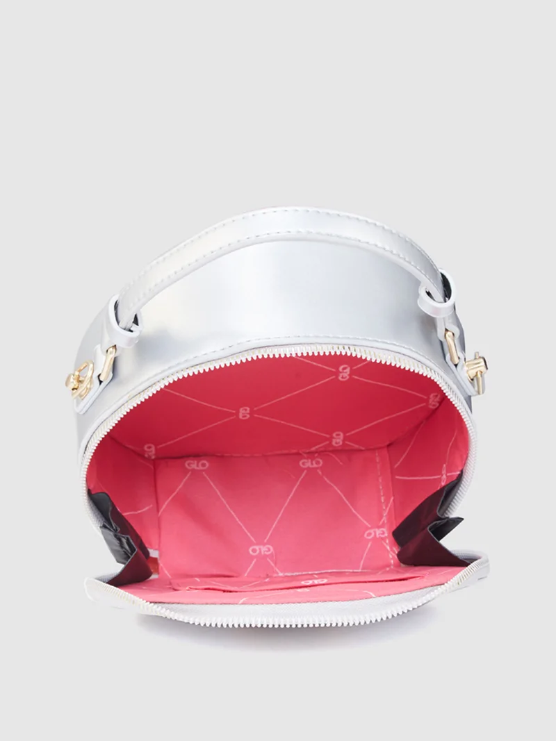 globus Globus Women Silver Embellished Party Sling Bag