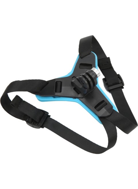 Gopro Action Camera Helmet Lower Jaw Attachment Practical Blue