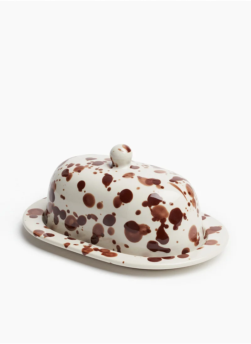 اتش اند ام Stoneware Butter Dish