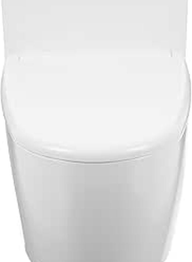 Ceramic White Wall Mount Ashtray With Cover Space Saving For Home And Office - Image 1