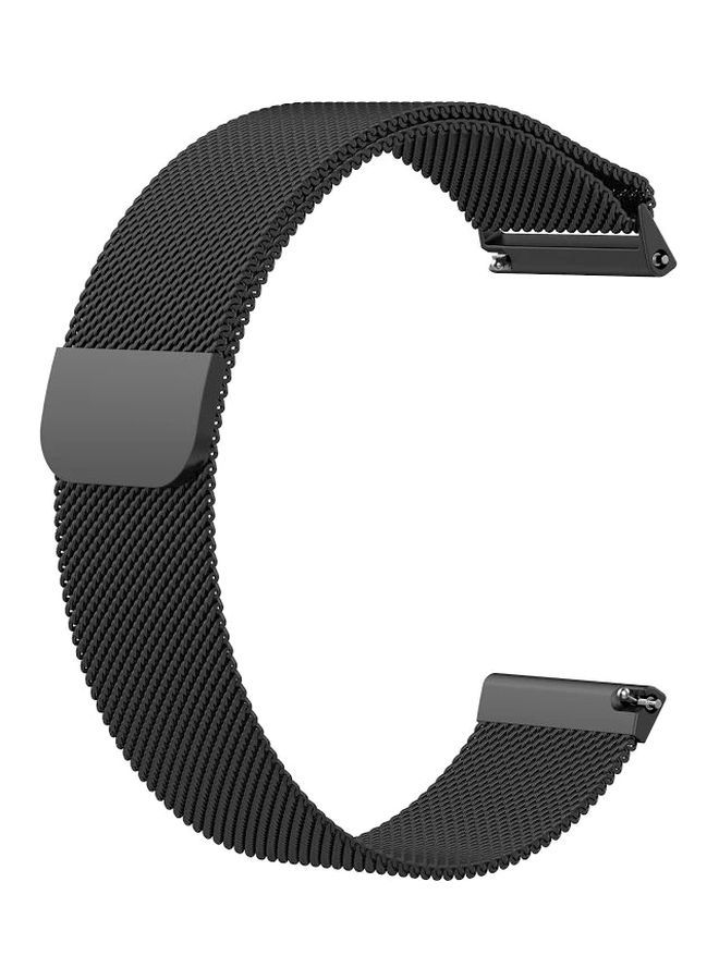 NIBEMINENT Replacement Band For Fitbit Versa/Versa Light/Versa 2 Black - Image 1