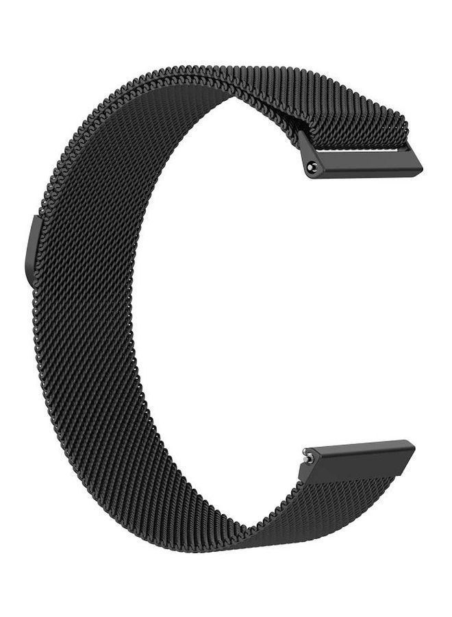 NIBEMINENT Replacement Band For Fitbit Versa/Versa Light/Versa 2 Black - Image 2