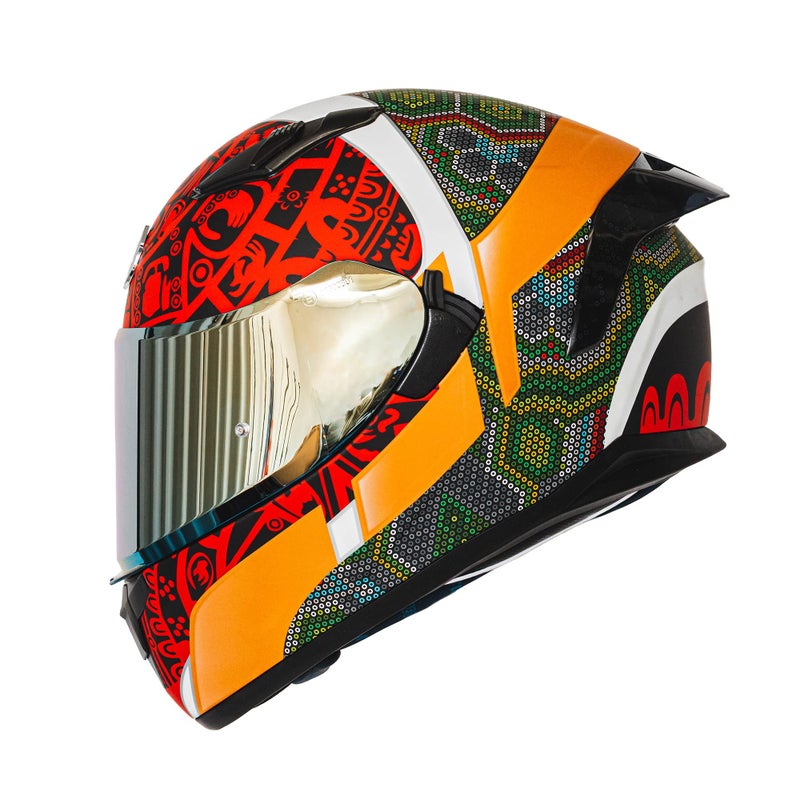 Generic HAX Obsidian Full Face Dual Visor Adult Motorcycle Helmet for Motorbike Street Bike with Pinlock Ready DOT Approved HUICHIOL GREEN M - Image 2