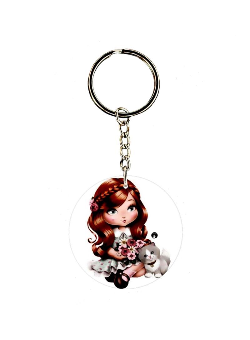 Printed Dual Sided Keychain