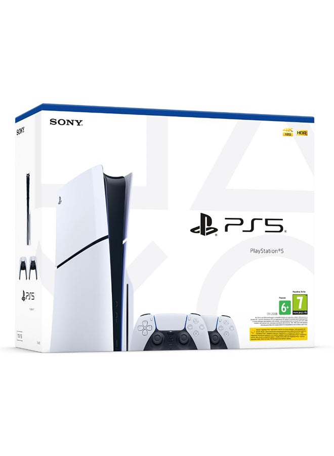 Sony PS5 Slim (Official Version) Console Disc Bundle with Extra DualSense Wireless Controllers - Image 3