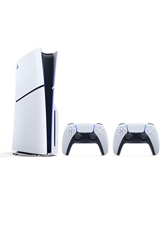 Sony PS5 Slim (Official Version) Console Disc Bundle with Extra DualSense Wireless Controllers - Image 2