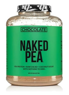 Chocolate Naked Pea Protein Isolate - 5Lb Bulk, Plant Based, Vegetarian & Vegan Protein. Easy To Digest, Non-Gmo, Gluten Free, Lactose Free, Soy Free