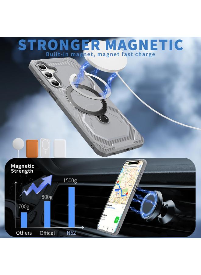 اس-توب جراب لهاتف Samsung Galaxy A14 5G / 4G جراب هاتف Frosted MagSafe Holder - Image 2