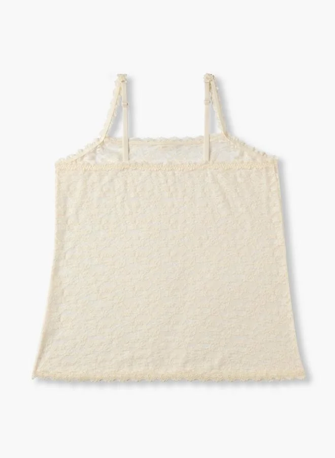 Splash FAV Camisole Top with Lace Detail