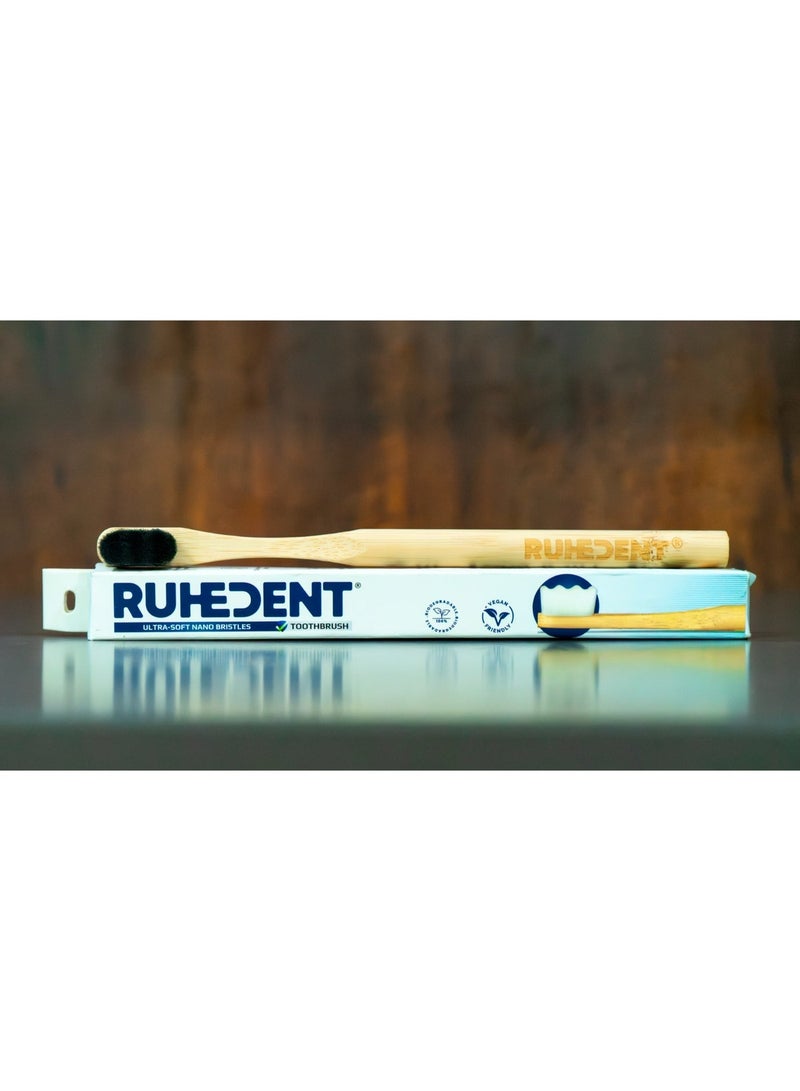 Ruhedent Pack of 2 Ultra Soft Nano Bristles Toothbrush - Image 4