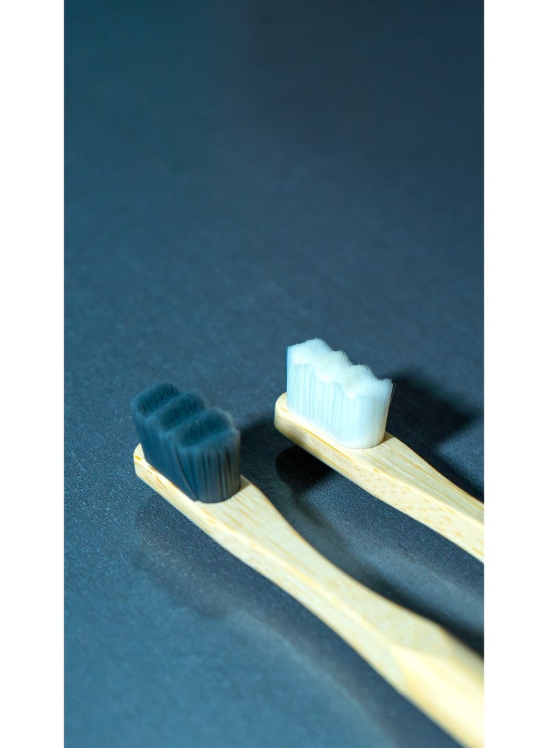 Ruhedent Pack of 2 Ultra Soft Nano Bristles Toothbrush - Image 1