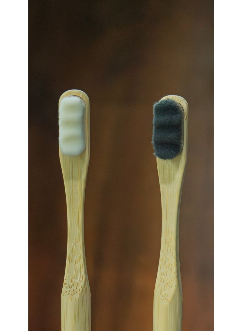 Ruhedent Pack of 2 Ultra Soft Nano Bristles Toothbrush - Image 5