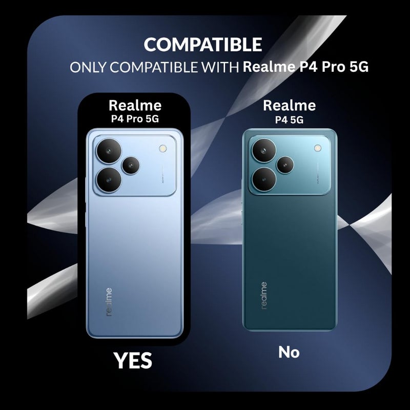 ShieldTech Back Cover Case + Screen Protector for Realme P4 Pro 5G | Transparent Mobile Phone Back Case Cover for Realme P4Pro 5G | Realme P4 Pro 5G TPU Transparent Mobile Phone Back Cover Case - Image 5