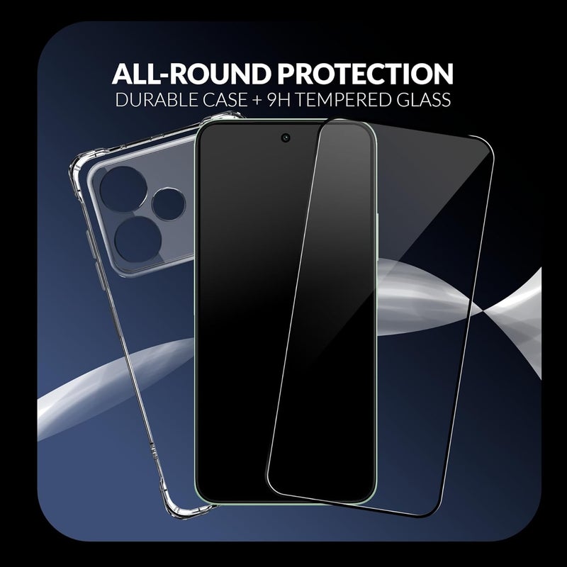 ShieldTech Back Cover Case + Screen Protector for Realme P4 Pro 5G | Transparent Mobile Phone Back Case Cover for Realme P4Pro 5G | Realme P4 Pro 5G TPU Transparent Mobile Phone Back Cover Case - Image 4