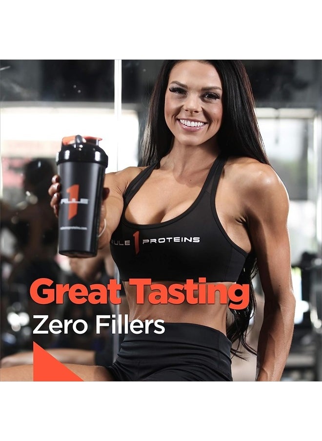 Rule 1 Proteins - Rule 1 R1 Protein, Chocolate Fudge - 10.19 lbs Powder - 25g Whey Isolate & Hydrolysate + 6g BCAAs - 152 Servings - Image 1