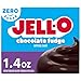 Jell-O JellO Chocolate Fudge Zero Sugar Instant Reduced Calorie Pudding  Pie Filling Mix 14 oz Box - Image 2