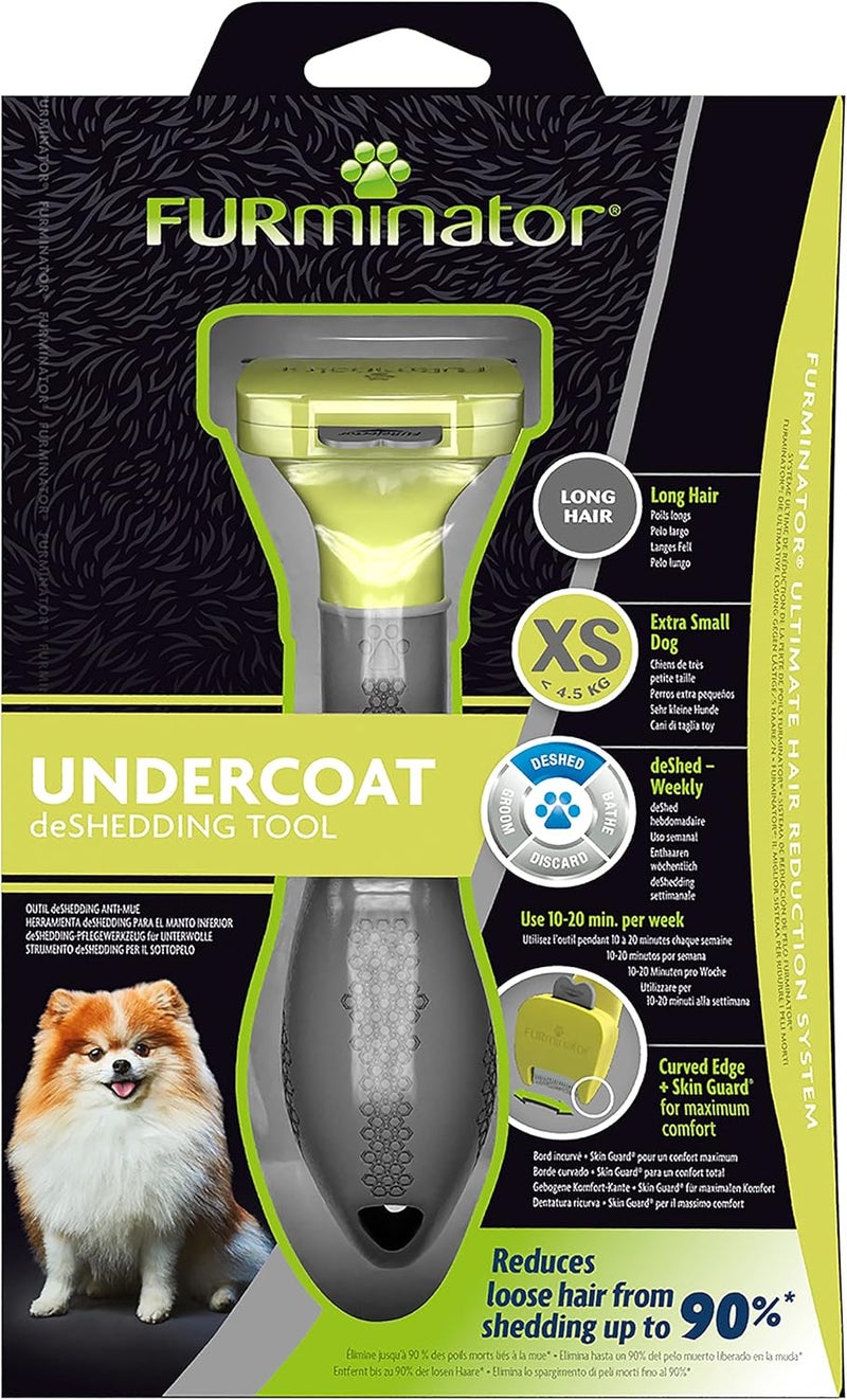 FURminator Undercoat DeShedding Tool for Extra Small Long Hair Dogs Under 4.5Kg - Image 2