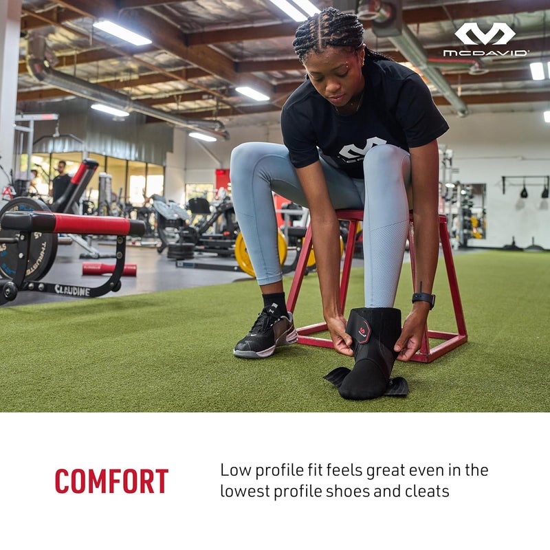 Mc David Ankle Brace, Low Profile Lace-Free Phantom Ankle Braces for Men Basketball and more. Lightweight Design, Advanced Strapping & Flex-Support - Image 3