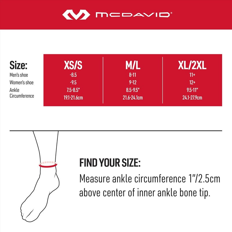 Mc David Ankle Brace, Low Profile Lace-Free Phantom Ankle Braces for Men Basketball and more. Lightweight Design, Advanced Strapping & Flex-Support - Image 5
