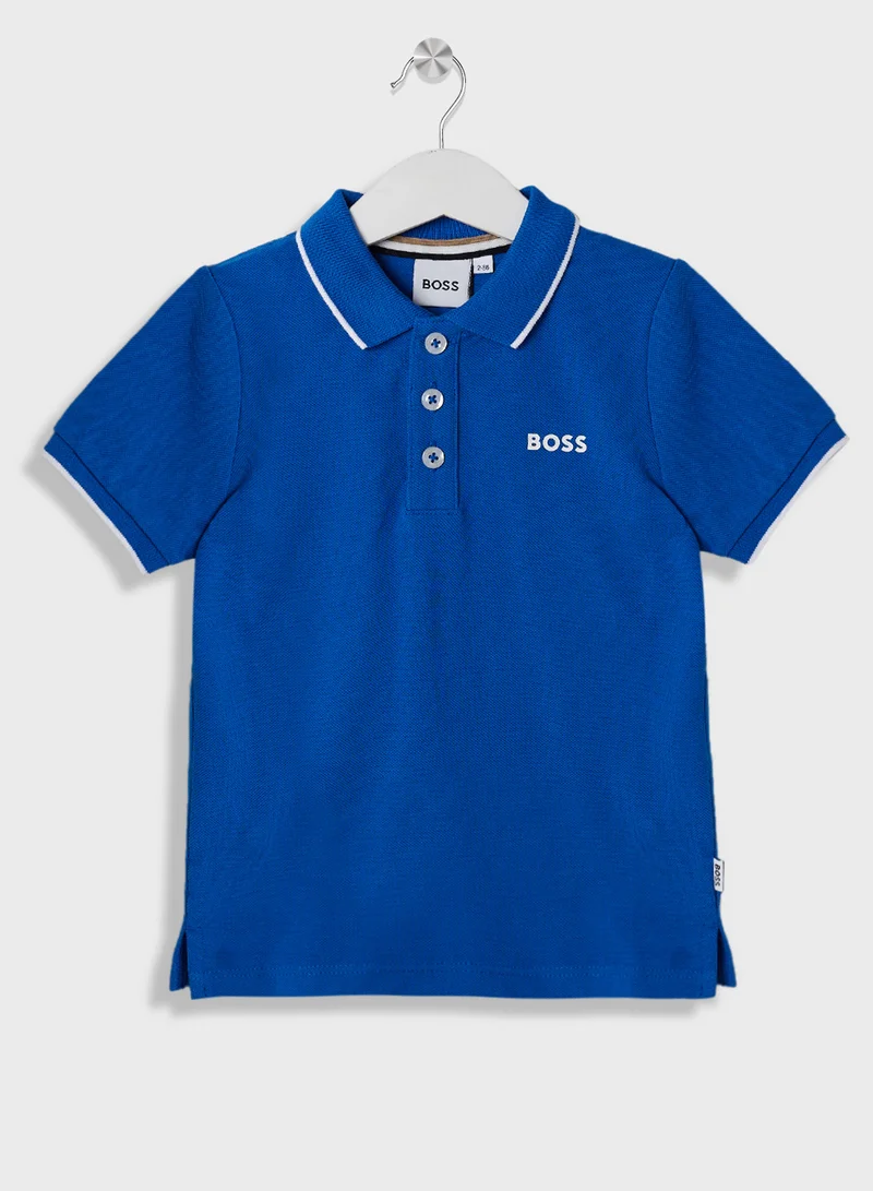 BOSS Kids Logo Polo