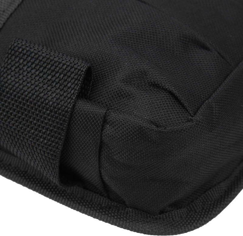 Hardware Tool Bag, Multifunctional Storage Organizer Pouch, Red - Durable 600D Polyester, Convenient Waist Hanging, Ideal for Tool Storage and Easy Access (Black Edge) - Image 5