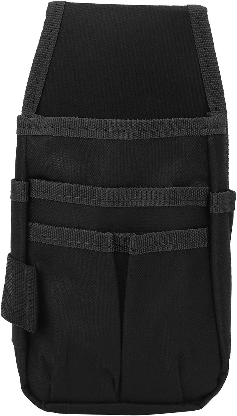 Hardware Tool Bag, Multifunctional Storage Organizer Pouch, Red - Durable 600D Polyester, Convenient Waist Hanging, Ideal for Tool Storage and Easy Access (Black Edge) - Image 1