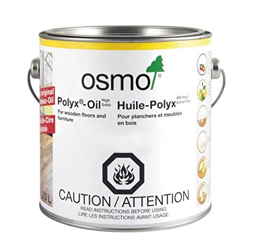 Osmo Polyx-Oil, 3043 Clear Satin - 2.5 Liter - Image 4