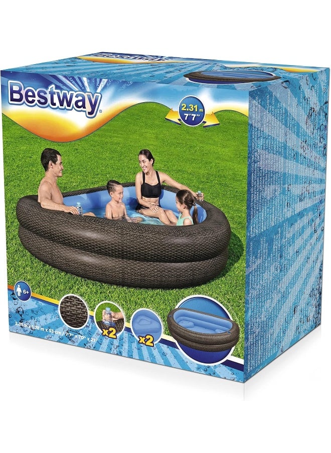 Bestway حمام سباحة عائلي ترو برينت من البيك 231x178x53 سم  - Image 3