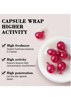 GUANJING Natural face Vitamin c vitamin e oil Punica Granatum Whitening Facial Serum Capsules For All Skin Types  - Image 4