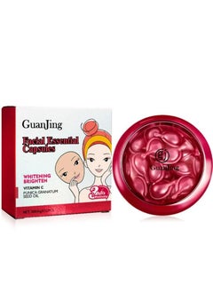 GUANJING Natural face Vitamin c vitamin e oil Punica Granatum Whitening Facial Serum Capsules For All Skin Types  - Image 1