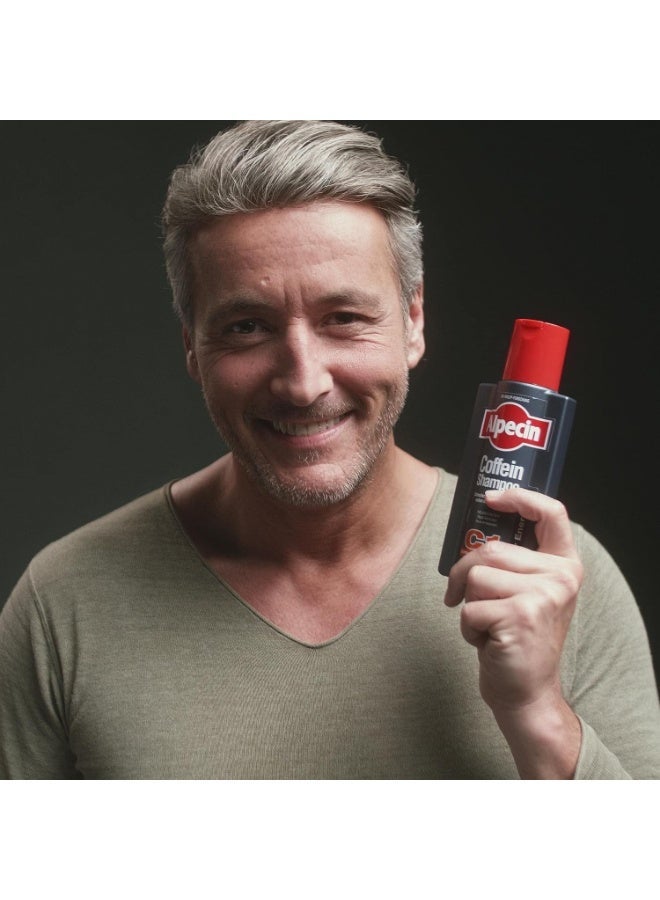 Alpecin Caffeine Shampoo C1 250ml | Prevents and Reduces Hair Loss | Natural Hair Growth Shampoo for Men | Energizer for Strong Hair | Hair Care for Men Made in Germany - Image 4