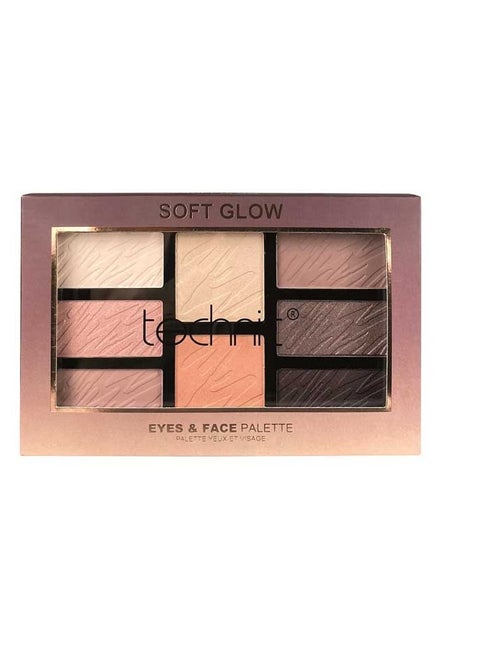 soft glow eyes and face palette 8