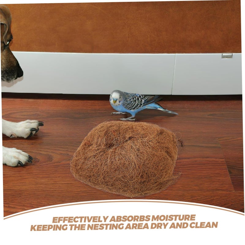 Coir Fiber Nesting Pad 100g for Birds Chickens Small Animals - Image 4