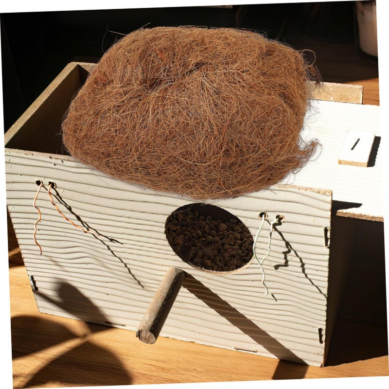 Coir Fiber Nesting Pad 100g for Birds Chickens Small Animals - Image 5