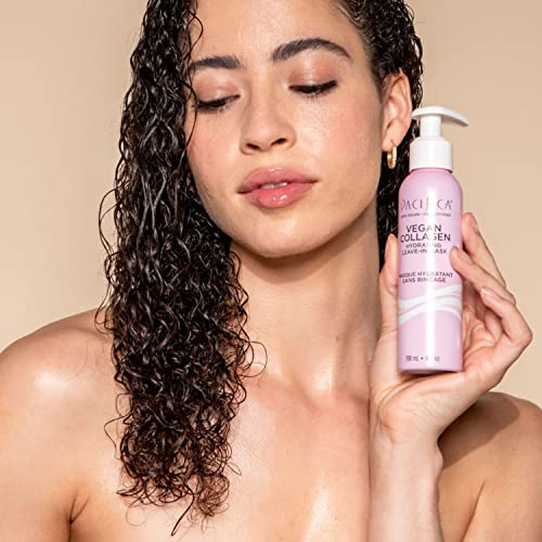 Pacifica Vegan Collagen Leave-In Repair Hair Mask – Leave-In Conditioner Treatment for Dry Damaged Hair, Hydrating Hair Repair Mask to Strengthen, Reduce Breakage & Split Ends Vegan & Cruelty-Free 4oz - Image 5