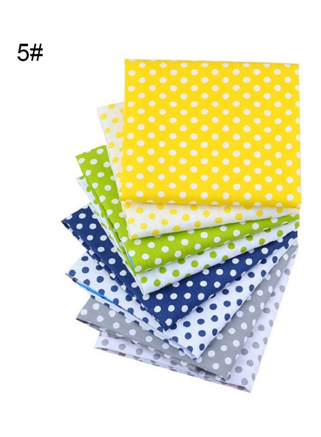 NIBEMINENT Patchwork Cotton Cloth Knitting Material Multicolour 50 x 2cm - Image 1