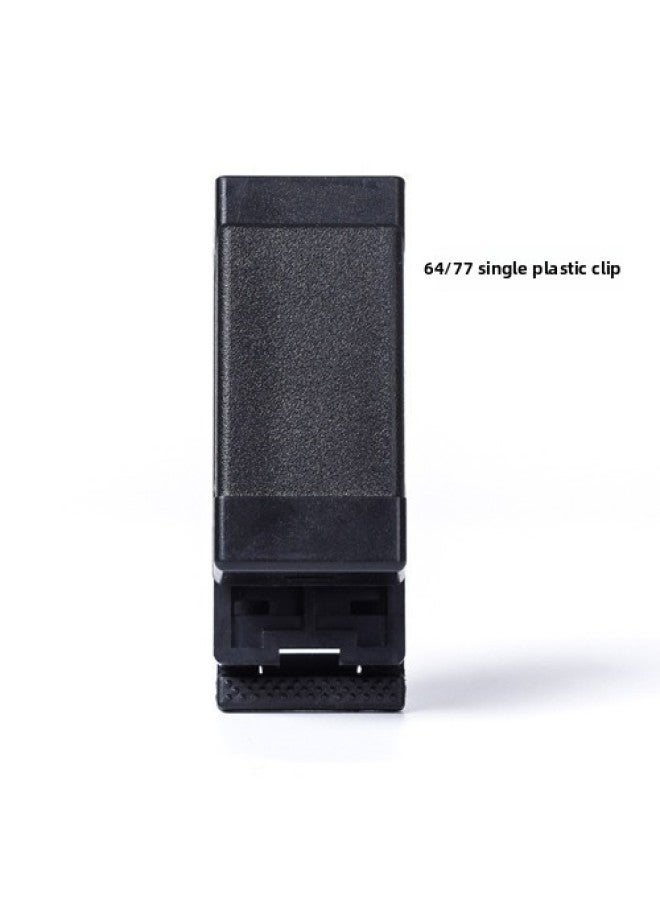 Postage Tactical 64/77/92 Plastic Steel Quick Dial Sleeve Single Row Sleeve Double Row Sleeve Clip Sleeve-Color:64/77 Single Plastic Clamp  - Image 1